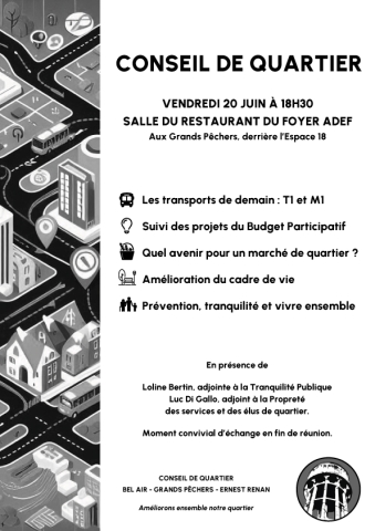 Plénière du Conseil de Quartier Grand Air 