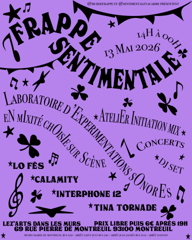 Frappe Sentimentale - ateliers / jam / concerts / DJ set